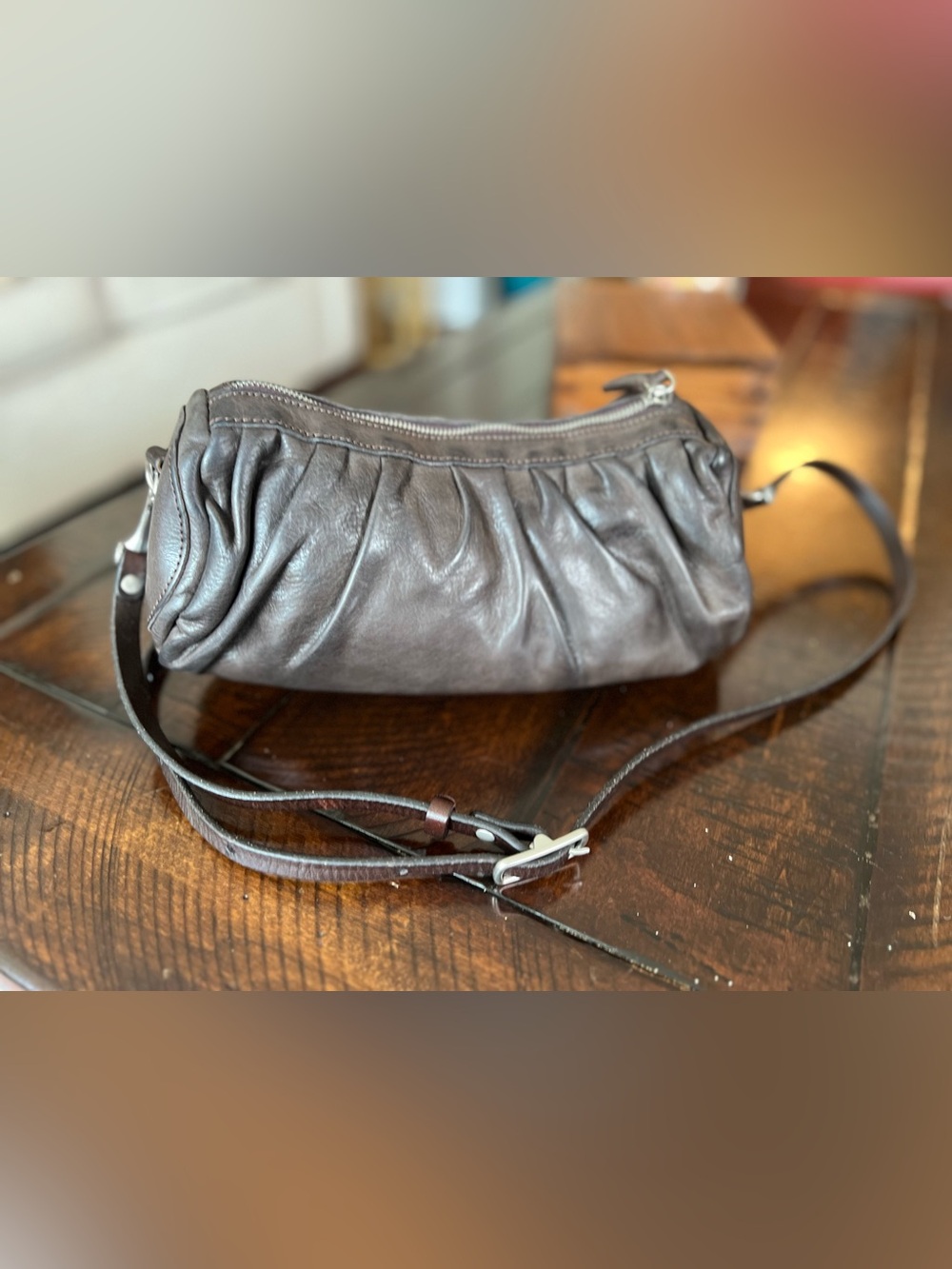 Old Trend Brown Leather Slouchy Crossbody Bag Soft Leather Shoulder Purse